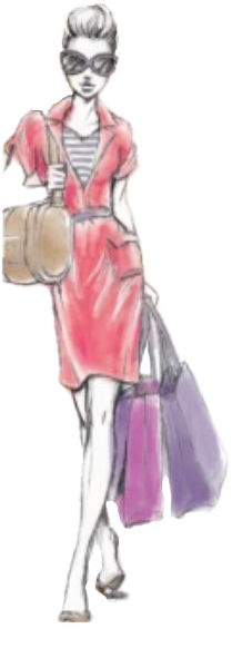 Gwlad Shopping mascotte